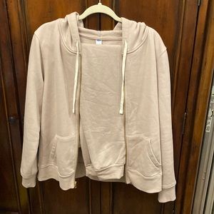 Old Navy blush sweat pants and jacket size large